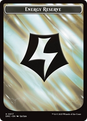 Energy Reserve // Energy Reserve Double-Sided Token [Aetherdrift Commander Tokens] | Gate City Games LLC