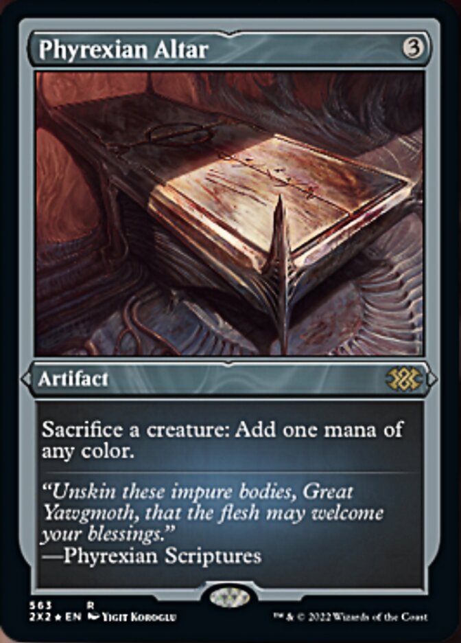 Phyrexian Altar (Foil Etched) [Double Masters 2022] | Gate City Games LLC