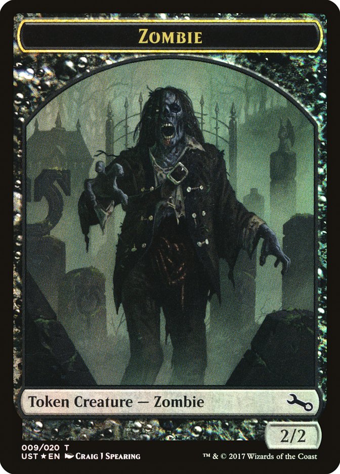 Zombie // Zombie Double-Sided Token [Unstable Tokens] | Gate City Games LLC