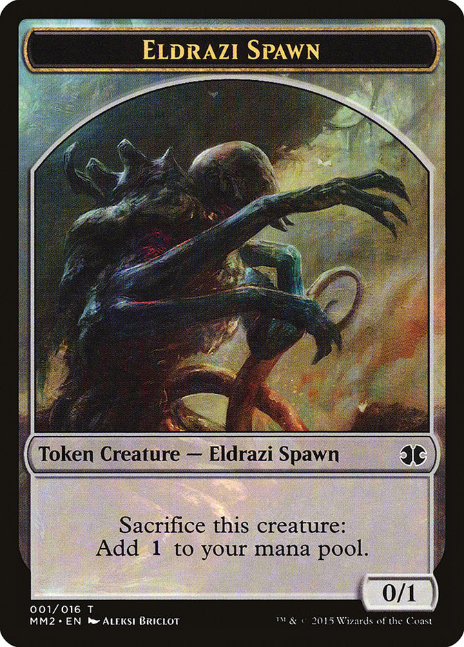 Eldrazi Spawn Token (001/016) [Modern Masters 2015 Tokens] | Gate City Games LLC