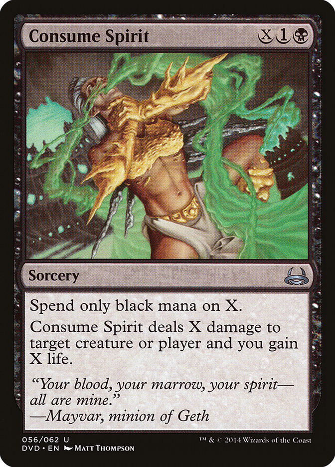 Consume Spirit (Divine vs. Demonic) [Duel Decks Anthology] | Gate City Games LLC