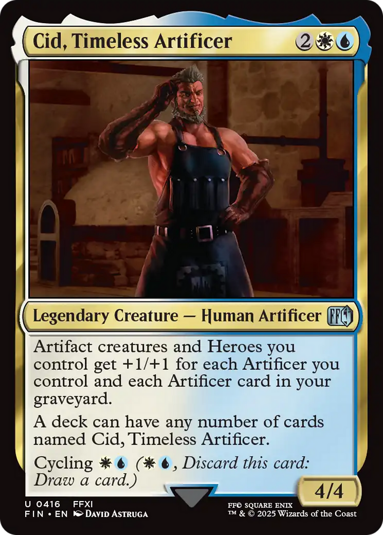 Cid, Timeless Artificer (0416) [FINAL FANTASY] | Gate City Games LLC