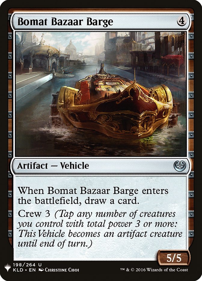 Bomat Bazaar Barge [Mystery Booster] | Gate City Games LLC