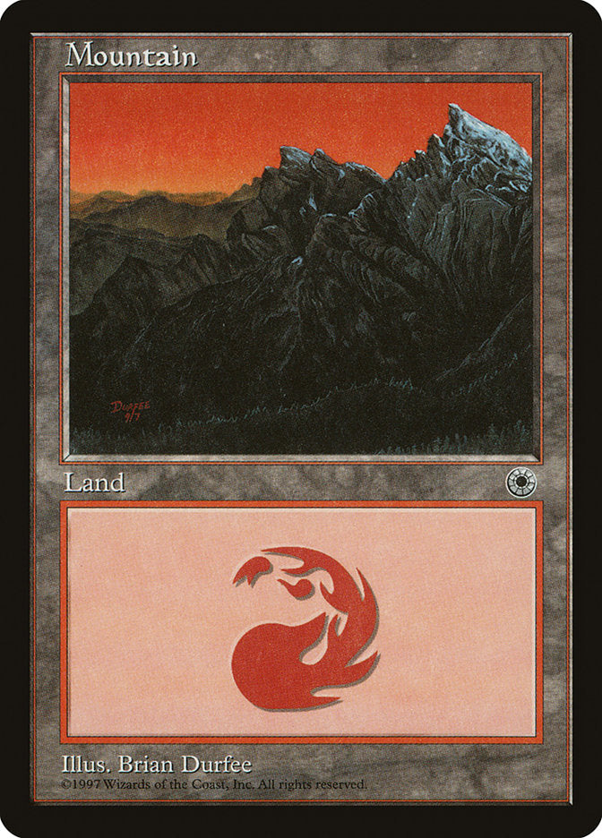 Mountain (9/7 Signature / No Peak on Left) [Portal] | Gate City Games LLC