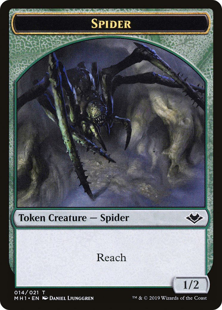 Shapeshifter // Spider Double-Sided Token [Modern Horizons Tokens] | Gate City Games LLC