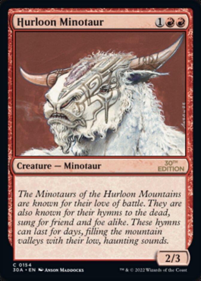 Hurloon Minotaur [30th Anniversary Edition] | Gate City Games LLC