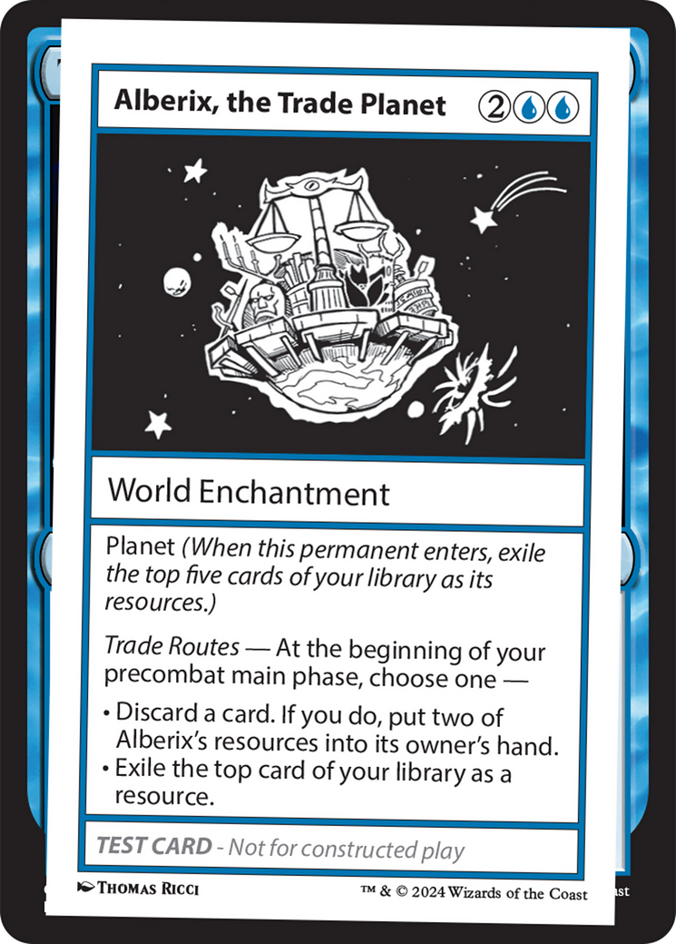 Alberix, the Trade Planet [Mystery Booster 2 Playtest Cards] | Gate City Games LLC