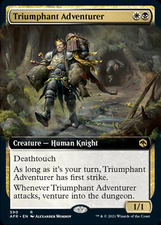 Triumphant Adventurer (Extended Art) [Dungeons & Dragons: Adventures in the Forgotten Realms] | Gate City Games LLC