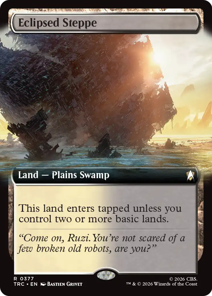 Eclipsed Steppe (Extended Art) [Star Trek Commander] | Gate City Games LLC