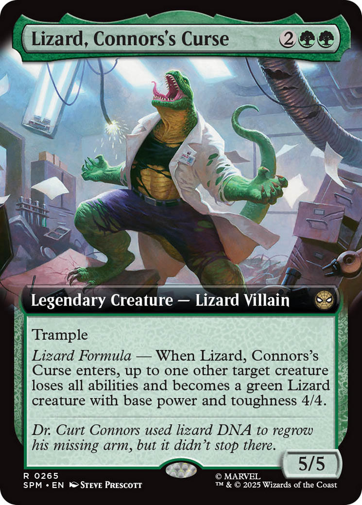 Lizard, Connors's Curse (Extended Art) [Marvel's Spider-Man] | Gate City Games LLC