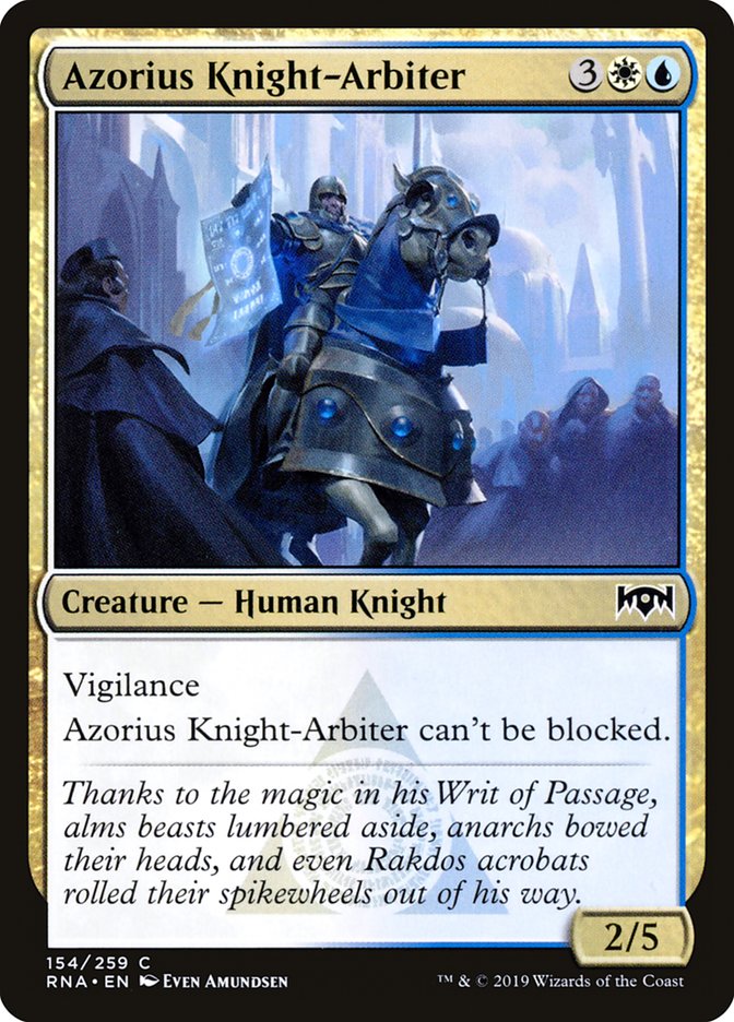 Azorius Knight-Arbiter [Ravnica Allegiance] | Gate City Games LLC