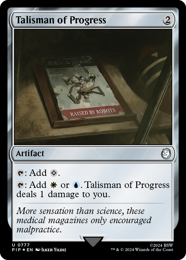 Talisman of Progress (Surge Foil) [Fallout] | Gate City Games LLC