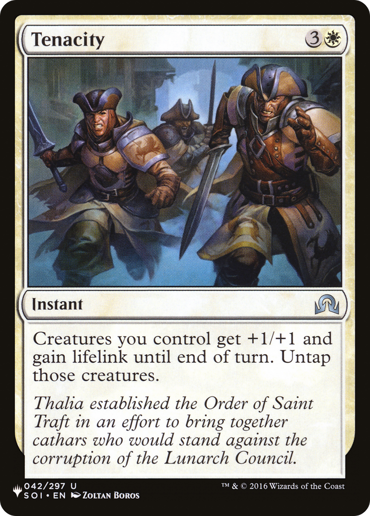 Tenacity [The List] | Gate City Games LLC