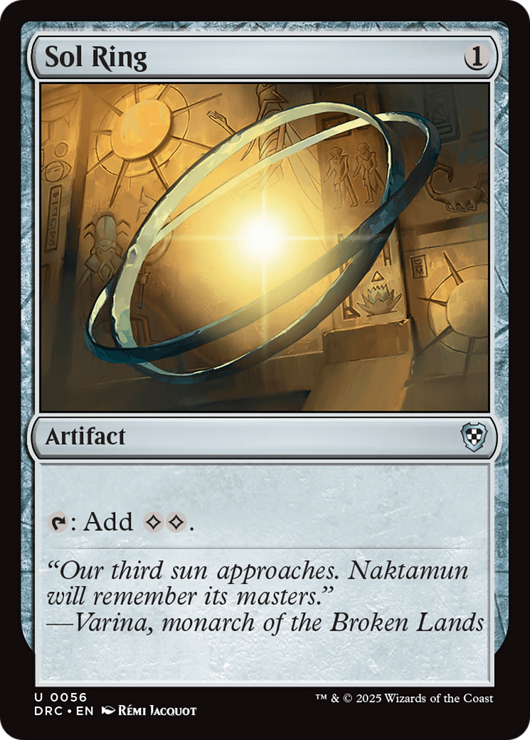 Sol Ring (0056) [Aetherdrift Commander] | Gate City Games LLC