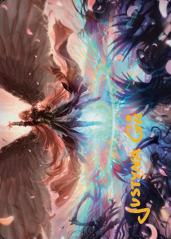 Iridian Maelstrom Art Card (Gold-Stamped Signature) [Dominaria United Art Series] | Gate City Games LLC