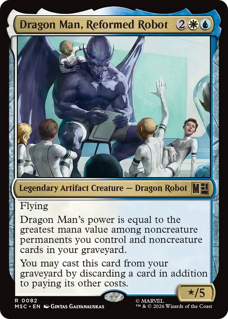 Dragon Man, Reformed Robot (Surge Foil) [Marvel Super Heroes Commander] | Gate City Games LLC