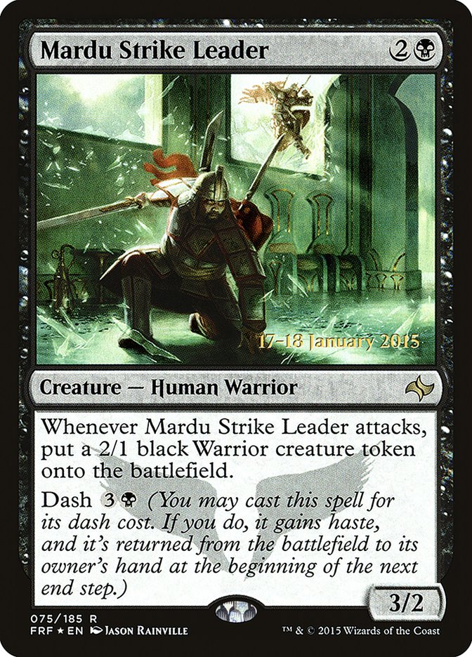 Mardu Strike Leader [Fate Reforged Prerelease Promos] | Gate City Games LLC