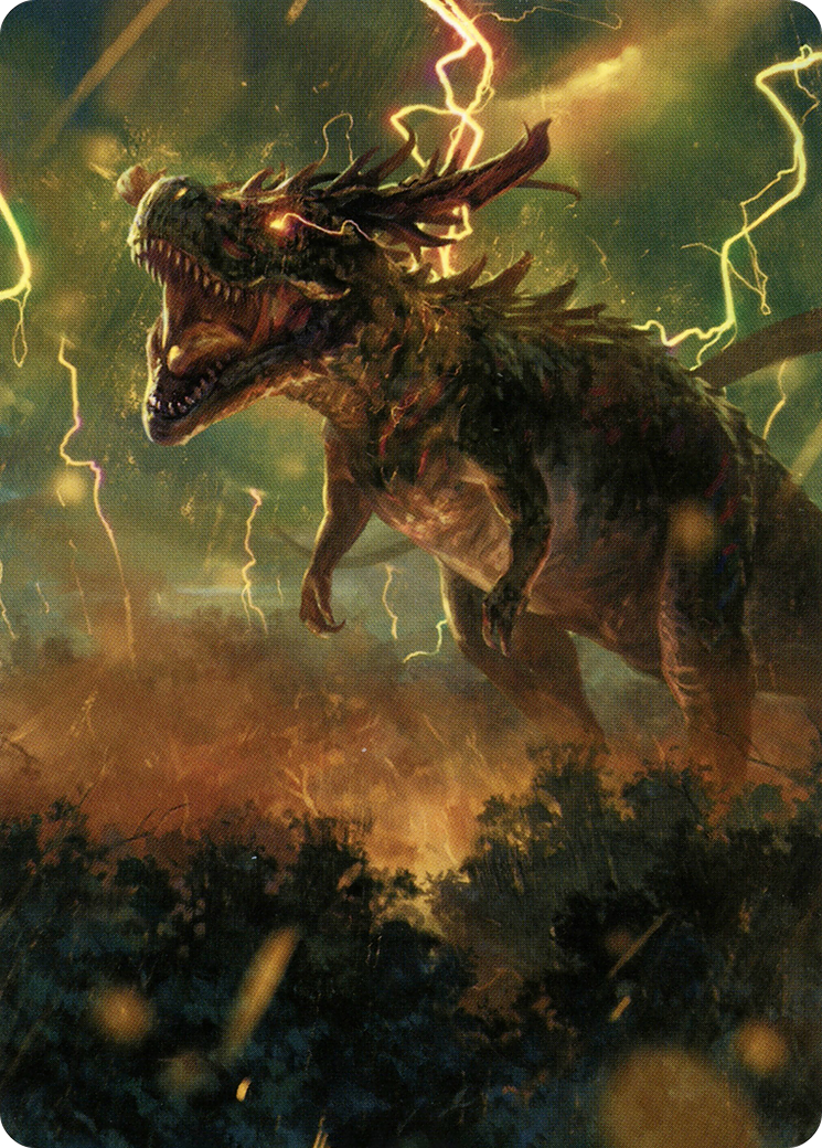 Thrasta, Tempest's Roar Art Card (42) [Modern Horizons 2 Art Series] | Gate City Games LLC