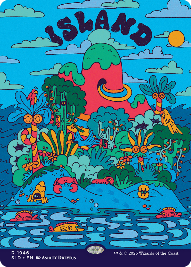 Island (1946) (Rainbow Foil) [Secret Lair Drop Series] | Gate City Games LLC