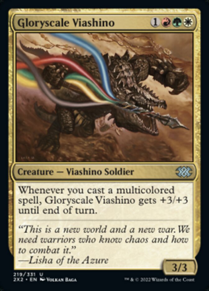 Gloryscale Viashino [Double Masters 2022] | Gate City Games LLC