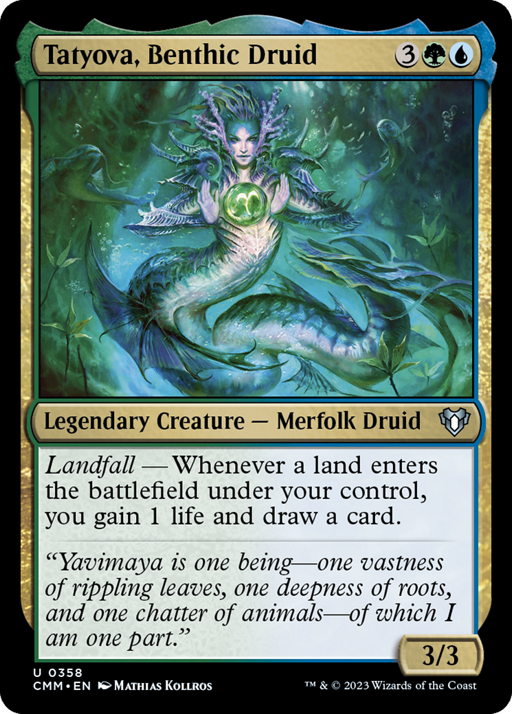 Tatyova, Benthic Druid [Commander Masters] | Gate City Games LLC