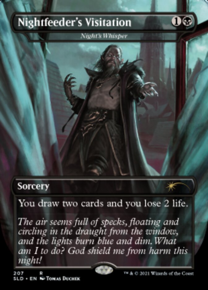 Night's Whisper - Nightfeeder's Visitation [Secret Lair Drop Series] | Gate City Games LLC