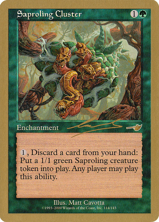 Saproling Cluster (Nicolas Labarre) [World Championship Decks 2000] | Gate City Games LLC