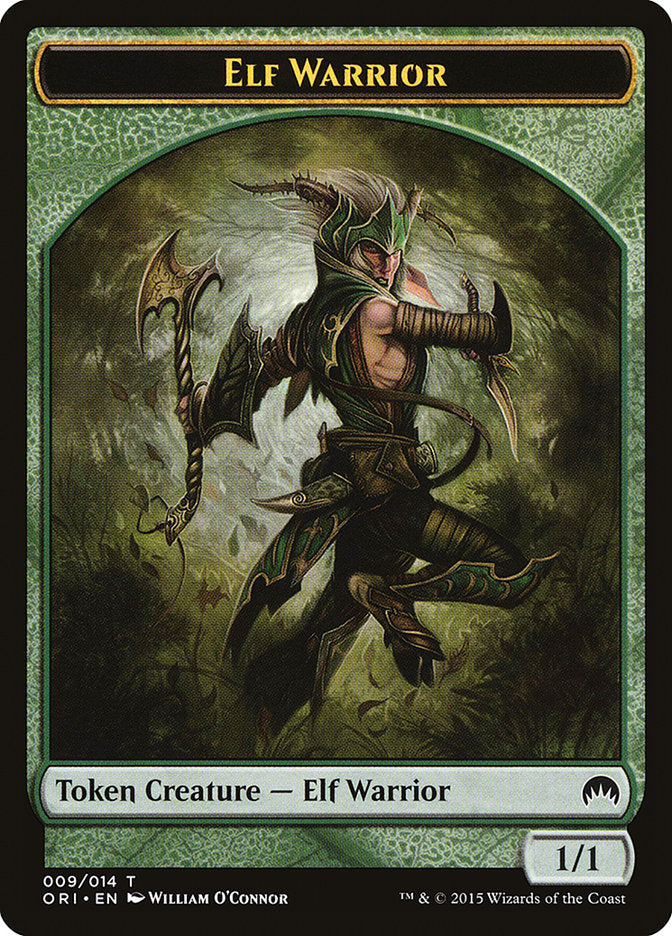 Elf Warrior Token [Magic Origins Tokens] | Gate City Games LLC
