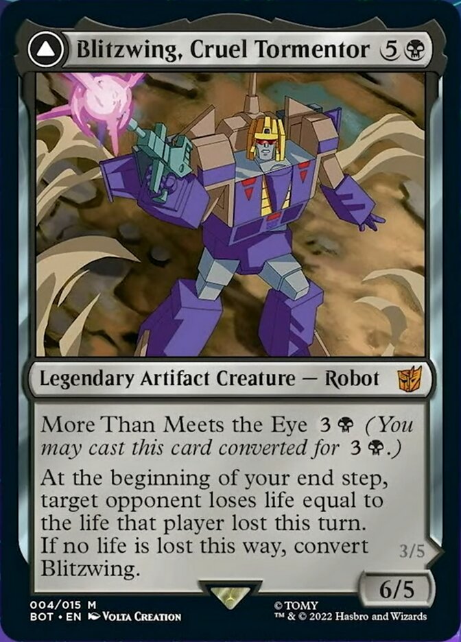 Blitzwing, Cruel Tormentor // Blitzwing, Adaptive Assailant [Transformers] | Gate City Games LLC