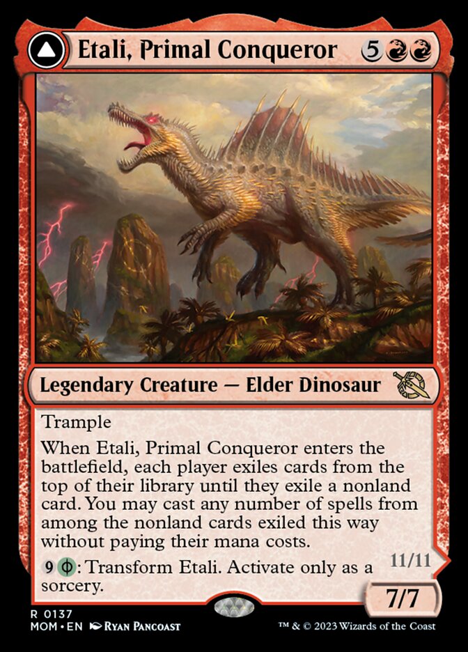 Etali, Primal Conqueror // Etali, Primal Sickness [March of the Machine] | Gate City Games LLC