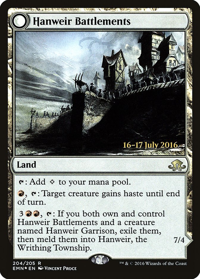 Hanweir Battlements [Eldritch Moon Prerelease Promos] | Gate City Games LLC