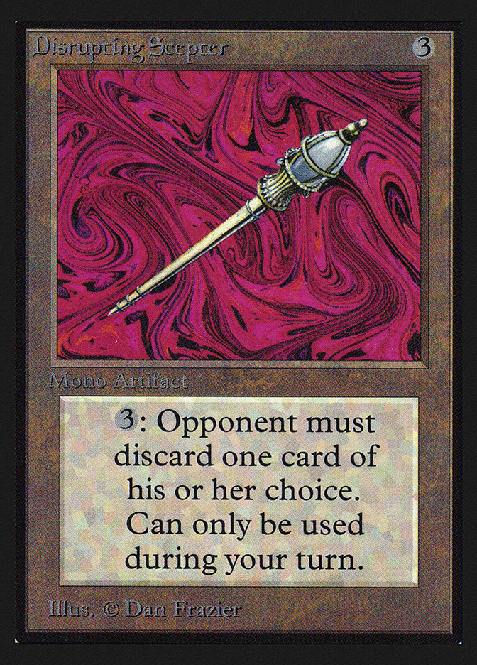 Disrupting Scepter [International Collectors' Edition] | Gate City Games LLC