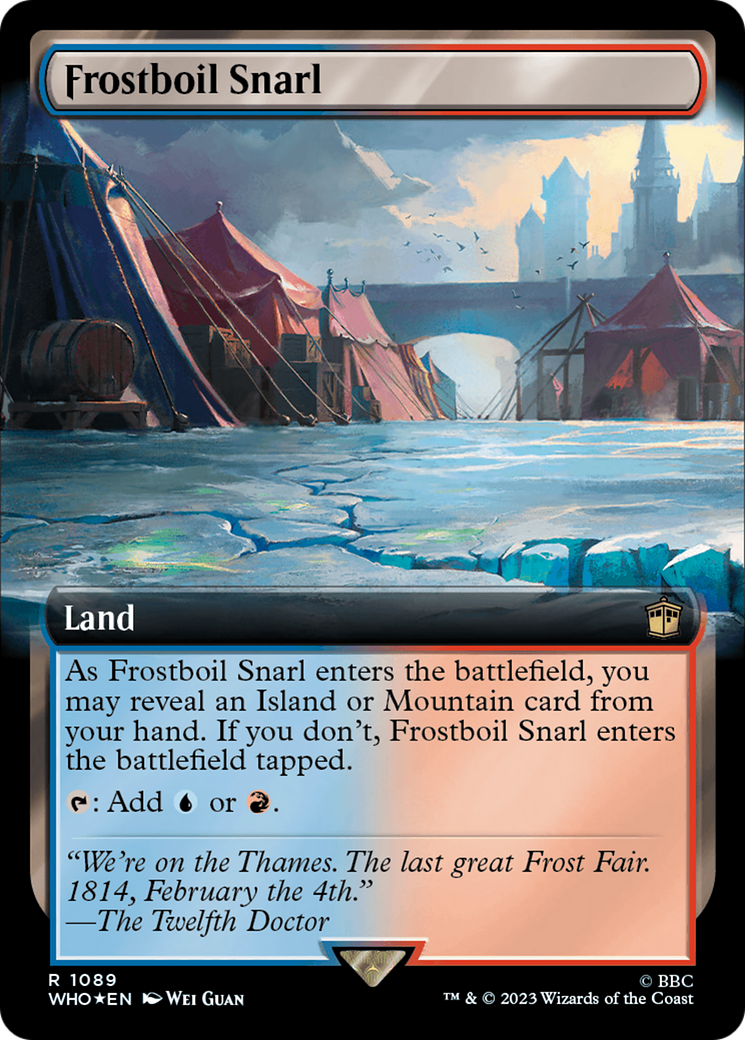 Frostboil Snarl (Extended Art) (Surge Foil) [Doctor Who] | Gate City Games LLC