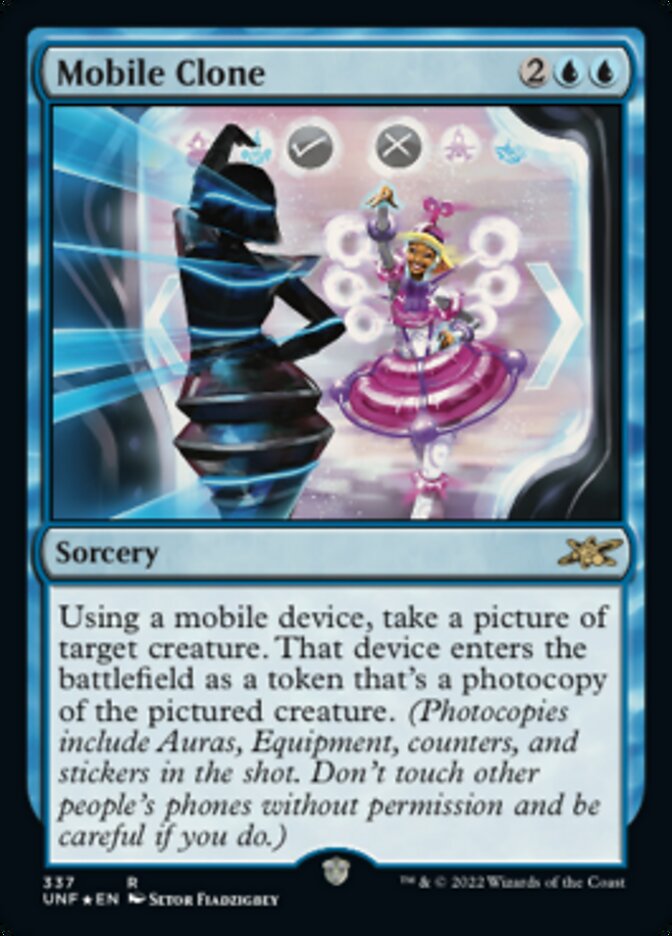 Mobile Clone (Galaxy Foil) [Unfinity] | Gate City Games LLC