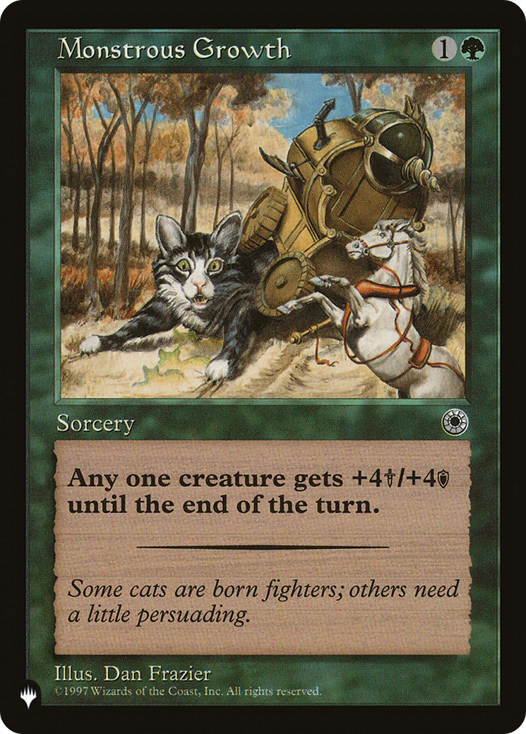 Monstrous Growth (Flavor Text) [The List] | Gate City Games LLC