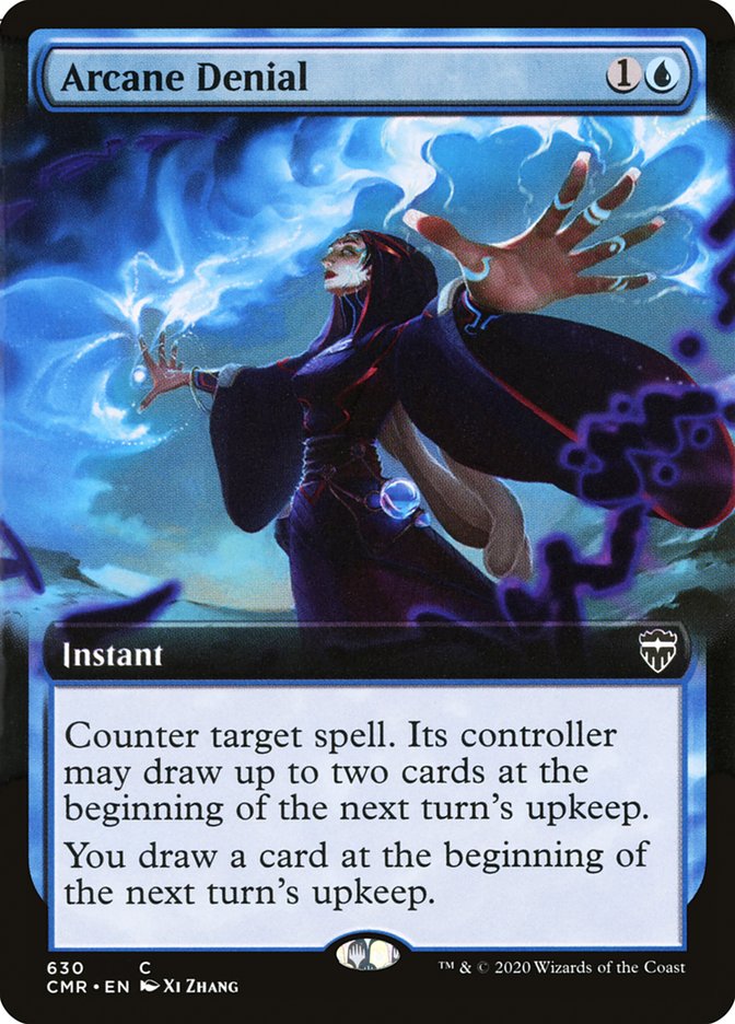 Arcane Denial (Extended Art) [Commander Legends] | Gate City Games LLC