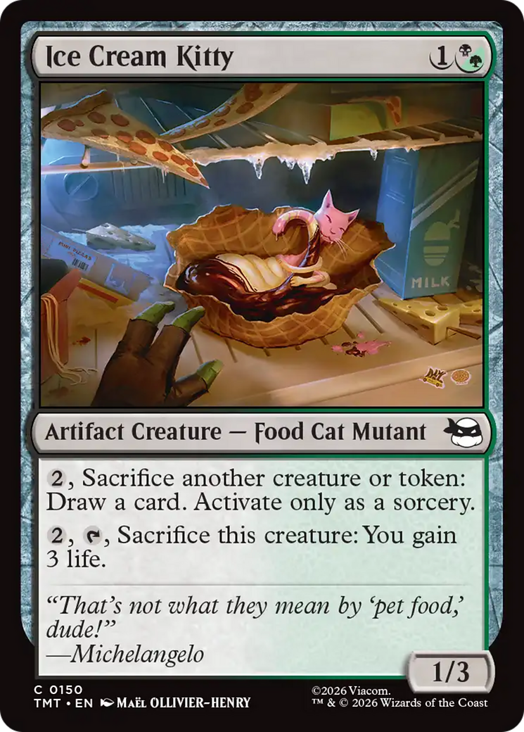 Ice Cream Kitty [Teenage Mutant Ninja Turtles] | Gate City Games LLC
