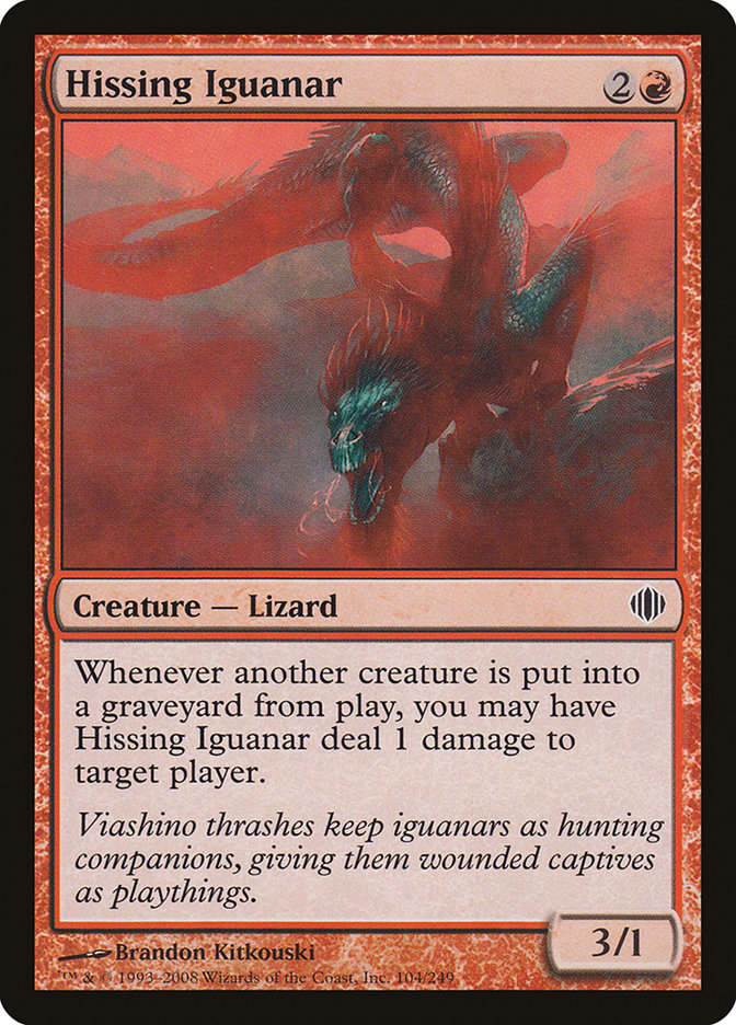 Hissing Iguanar [Shards of Alara] | Gate City Games LLC