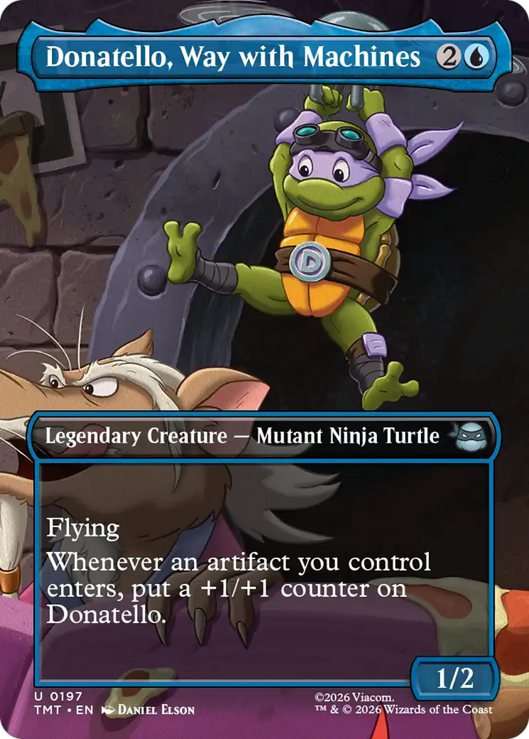 Donatello, Way with Machines (Borderless) [Teenage Mutant Ninja Turtles] | Gate City Games LLC