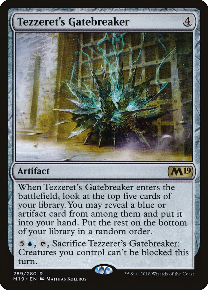 Tezzeret's Gatebreaker [Core Set 2019] | Gate City Games LLC