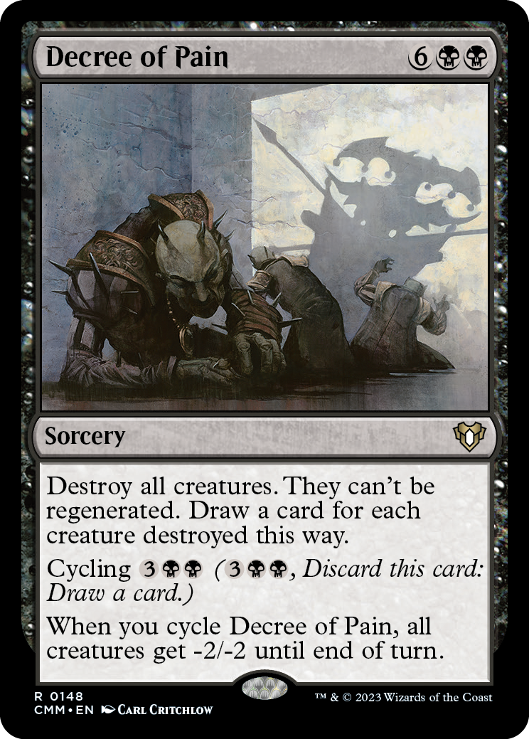 Decree of Pain [Commander Masters] | Gate City Games LLC