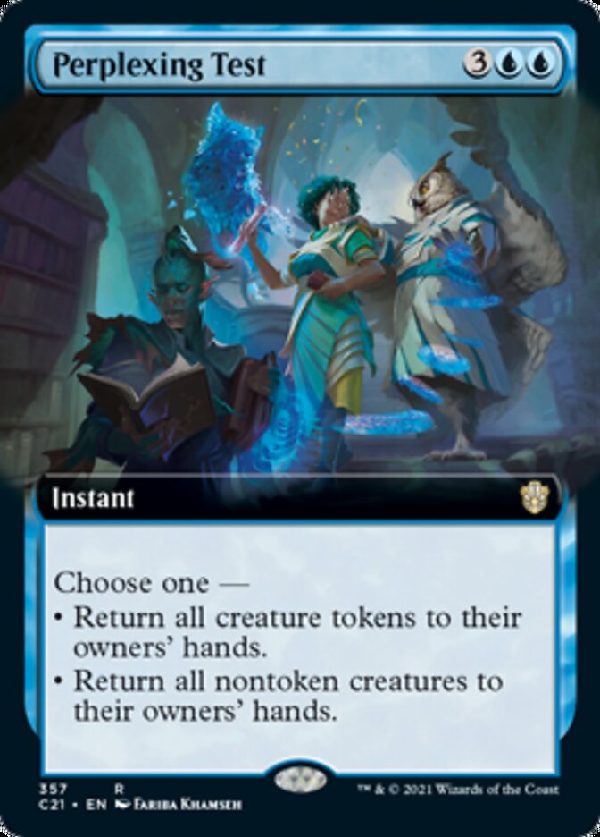 Perplexing Test (Extended Art) [Commander 2021] | Gate City Games LLC