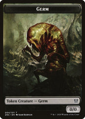 Faerie Rogue // Germ Double-Sided Token [Zendikar Rising Commander Tokens] | Gate City Games LLC