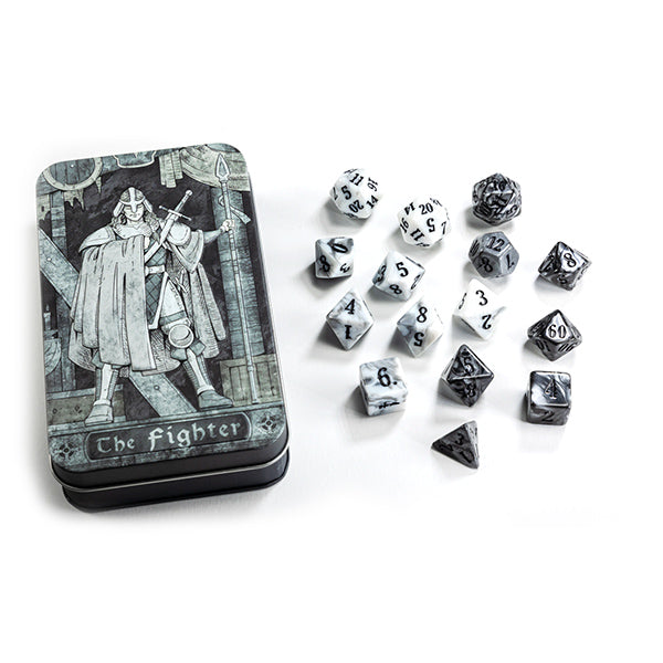 Class Dice Tin: Fighter | Gate City Games LLC
