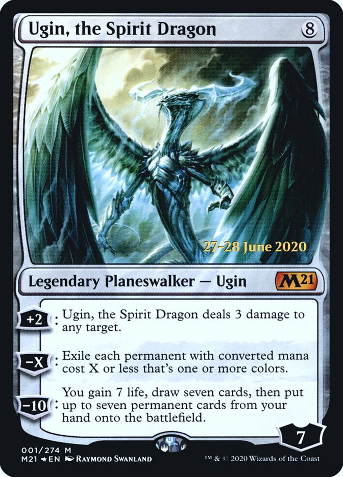 Ugin, the Spirit Dragon [Core Set 2021 Prerelease Promos] | Gate City Games LLC