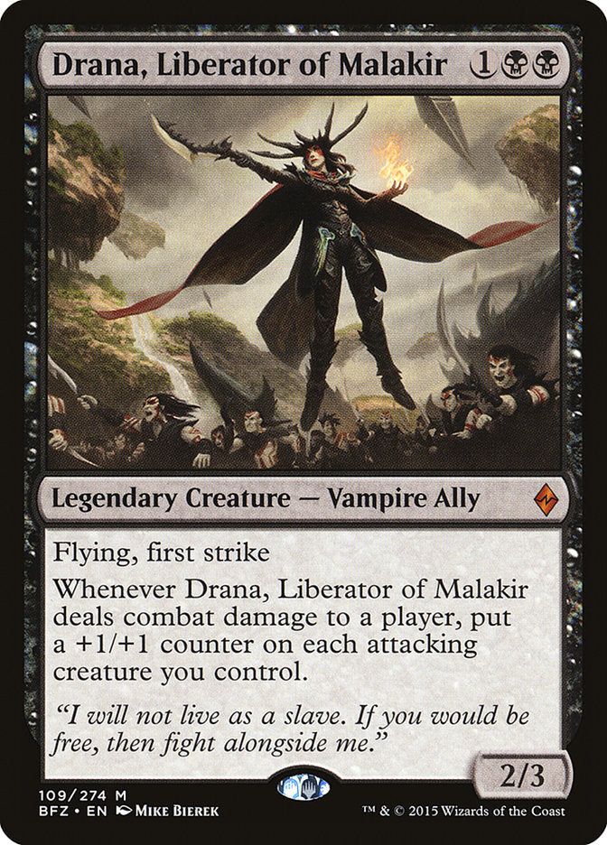 Drana, Liberator of Malakir [Battle for Zendikar] | Gate City Games LLC
