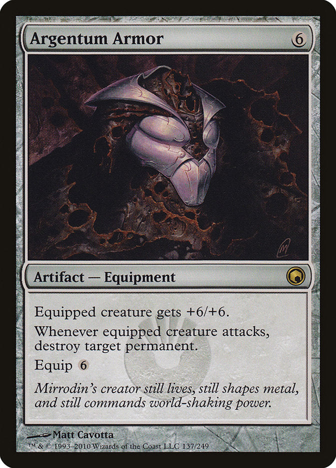 Argentum Armor [Scars of Mirrodin] | Gate City Games LLC