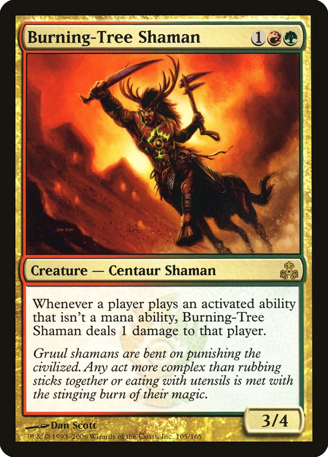 Burning-Tree Shaman [Guildpact] | Gate City Games LLC