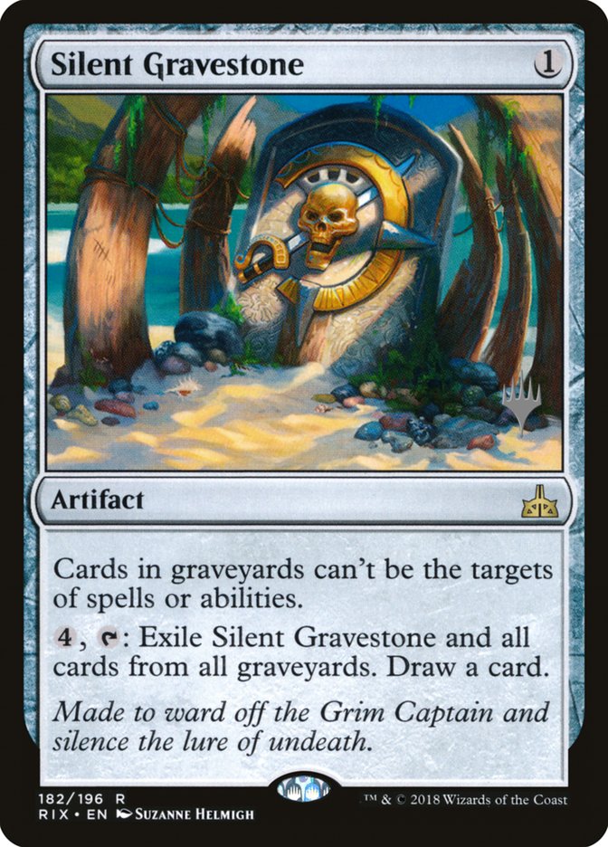 Silent Gravestone (Promo Pack) [Rivals of Ixalan Promos] | Gate City Games LLC