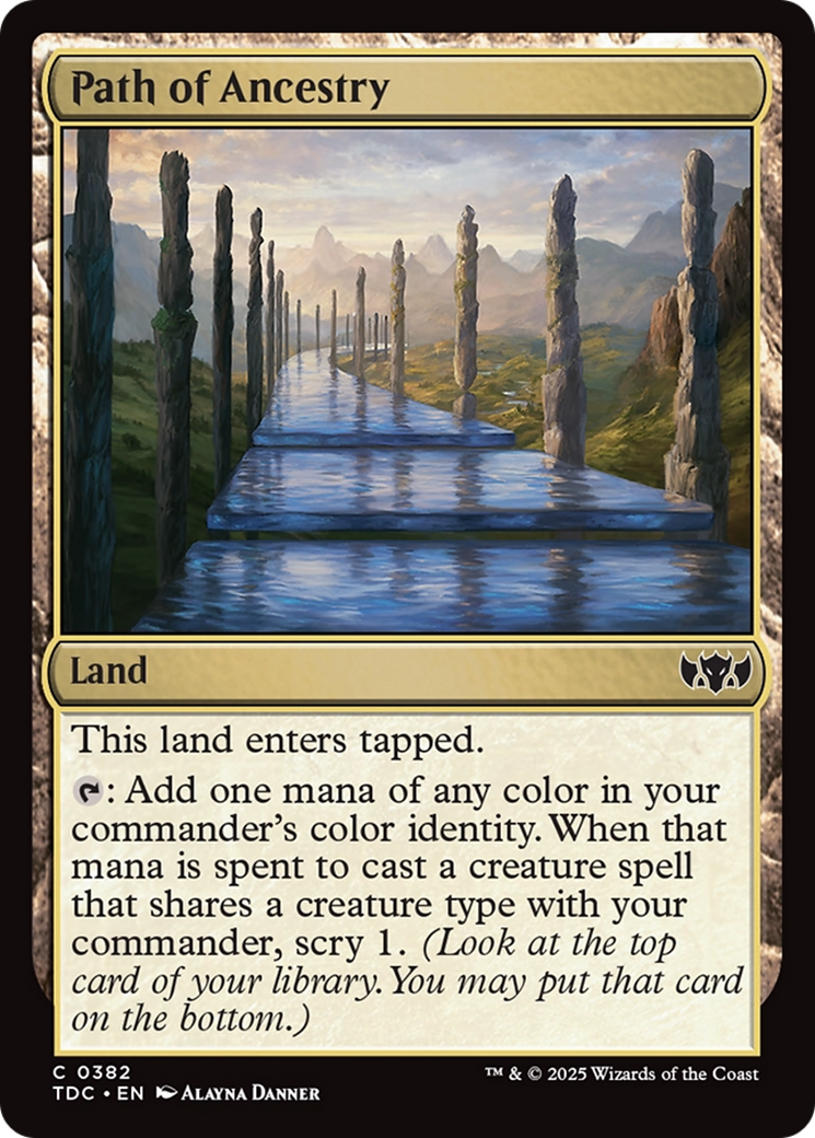 Path of Ancestry [Tarkir: Dragonstorm Commander] | Gate City Games LLC